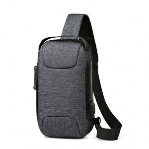 Sac de poitrine antivol pour homme en gros, sac à bandoulière en tissu Oxford, sac de sport portable à bandoulière - Product Image 5