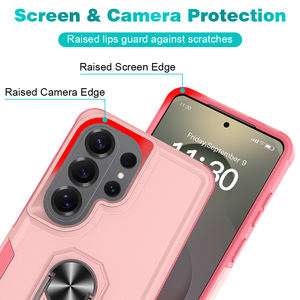 Funda Antigolpes para <span class=keywords><strong>Samsung</strong></span> Galaxy S26 Ultra con Anillo de Soporte, Carcasa Móvil de Doble Capa TPU+PC 2 en 1 para <span class=keywords><strong>Samsung</strong></span> S26 Ultra - Product Image 4