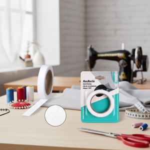 Commercio all'ingrosso 10mm X 20Y bianco tessuto non tessuto nastro in tessuto materiale PE legante tecnico legante per cucire accessori per indumenti - Product Image 3