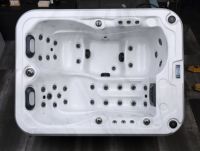 Jacuzzis para Exteriores al por Mayor de Fábrica, Sistema de Control Balboa, Spa con Hidromasaje, Múltiples Boquillas de Masaje, Luz LED