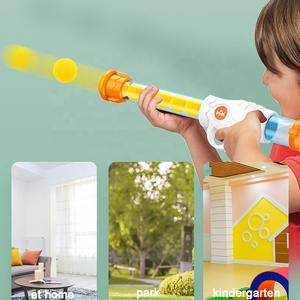 Juego de Disparos Multijugador para Niños, Pistolas de Juguete de Espuma con Balas Suaves, Alimentadas por Aire, con Objetivo Inflable - Product Image 5