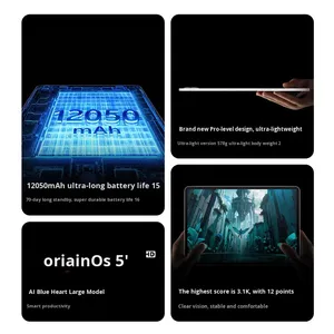 Vivos Pad5 Pro <b>Tablet</b> New Wi-Fi Ultra-Light Ultra-Strong Flagship 13-Inch MTK Octa Core Student Back-to-School - Product Image 5