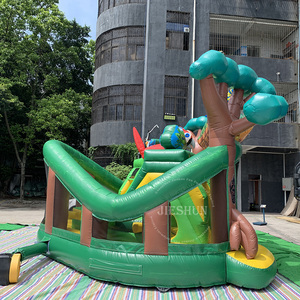 <span class=keywords><strong>2020</strong></span> Offre Spéciale Forêt Thème Château Combo gonflable Toboggan château Gonflable pour enfants - Product Image 5