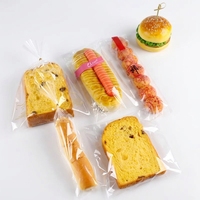 Sac en cellophane transparent avec logo personnalisé imprimé auto-obturant adhésif transparent doux pour biscuits BOPP OPP pour l'emballage de gâteau