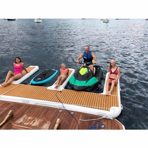 Plataforma inflable flotante para yate, muelle de aire, esterilla de agua, a la venta - Product Image 3