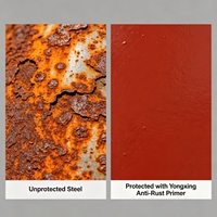 Revêtement antirouille alkyde Yuhong avec flexibilité fiable, adhérence solide, grande praticabilité, haute résistance à la rouille pour tous types de métaux