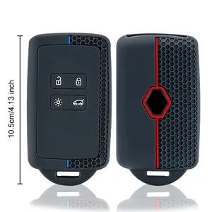 Cover per chiavi <span class=keywords><strong>auto</strong></span> in silicone per Renault Austral Kadjar Clio Megane Captur Arkana Koleos Zoe Scenic <span class=keywords><strong>Dacia</strong></span> Sandero <span class=keywords><strong>Duster</strong></span> - Product Image 6