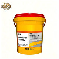 Sellador Sikaa 168 Shandong, Adhesivo a Base de Cemento de Doble Componente Anti-Infiltraciones, Revestimiento Impermeable Flexible Gris, Barril de 16.8 kg