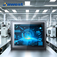 PC Industrial Todo en Uno Sin Ventilador, Totalmente Cerrado, Android A133, Bisel de 3mm, Montaje Empotrado, para Automatización Industrial