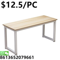 Bureau simple poste de travail en bois bureau d'ordinateur PC ordinateur portable étude Table d'écriture meubles de bureau à domicile