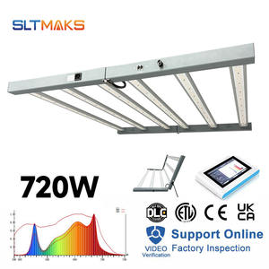 SLTMAKS Commercial Grow Lights 720W Daisy <b>Chain</b> Dimmable Indoor Greenhouse Foldable Samsung Lm281b Led Grow Light Full Spectrum - Product Image 2