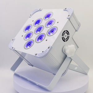 9x18W RGBWA + UV 6in1 Uplights Batería Wireless Par Light Control de aplicación Iluminación de escenario Batería Power Led Par Light - Product Image 4