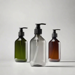 Botella Vacía de 500ml para Jabón Líquido Desinfectante de Manos, Dispensador de Plástico Transparente para Cosméticos, Champú, Gel de Ducha y Loción, Fabricante - Product Image 3