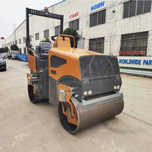 3 Tonnen Dieselmotor Asphalt <span class=keywords><strong>Road</strong></span> Mini Compactor <span class=keywords><strong>Road</strong></span> <span class=keywords><strong>Roller</strong></span> Fahrt auf Walze - Product Image 1
