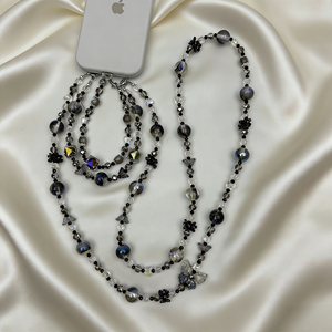 Chaîne <span class=keywords><strong>de</strong></span> <span class=keywords><strong>téléphone</strong></span> longue à perles <span class=keywords><strong>de</strong></span> cristal <span class=keywords><strong>de</strong></span> haute qualité <span class=keywords><strong>personnalisable</strong></span>, anti-perte, cordon <span class=keywords><strong>de</strong></span> cou, design <span class=keywords><strong>de</strong></span> niche, <span class=keywords><strong>bijoux</strong></span> - Product Image 3