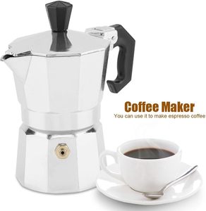 Aluminum Stove Top Coffee <b>Maker</b> Percolator with Color Handle - Product Image 2