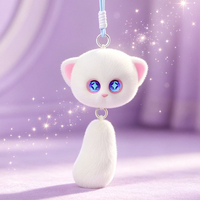 KI-gesteuertes Neugieriges Katzen-Plüschtier, Interaktiver Plüsch-Taschenanhänger, Emotionaler Heilbegleiter, Intelligenter Roboter