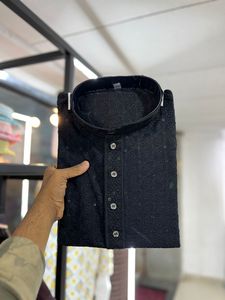 Heavy Sequence bordado trabajo hombres Kurta pijama algodón para exportación venta hombres boda Kurta a precio asequible - Product Image 4