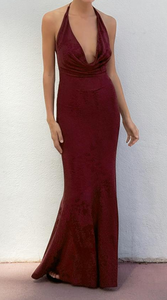 MYST & ZA femmes 2025 été nouvelle mode Sexy dos nu nœud décoré Jacquard licou cou robe 5067195 - Product Image 2