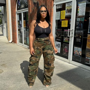 <span class=keywords><strong>Pantaloni</strong></span> Cargo <span class=keywords><strong>da</strong></span> <span class=keywords><strong>Donna</strong></span> <span class=keywords><strong>con</strong></span> Stampa Mimetica Autunno 2026, Taglie USA S-2XL - Product Image 3