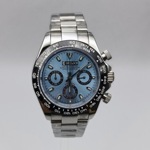 Custom Logo Automatic Men's <b>Watch</b> with 39mm Vk63 movement Quality Power Reserve Dial Display-Pointer - Product Image 4