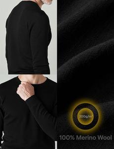 Camiseta Térmica de Manga Larga para Hombre CELINNE, Camiseta Interior de Lana Merino, Camiseta Interior Cálida para Hombre - Product Image 3