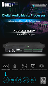 16 in16 ra tự động trộn ma trận xử lý phần mềm điều khiển bằng giọng nói theo dõi + ducking hội nghị ghi âm nghề nghiệp âm thanh processo - Product Image 5