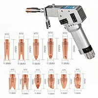 HX LASER QILIN-M10 Buse de soudage laser courte et longue de 40 mm et 25 mm pour tous types de pistolets de soudage, pointe de pistolet de soudage, buse d'alimentation à fil unique A B C D E