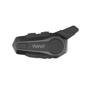 Twvc X1 Plus 2 Riders Intercom สำหรับหมวกกันน็อค1000เมตร IPX6กันน้ำชุดหูฟังบลูทูธรถจักรยานยนต์อินเตอร์คอม