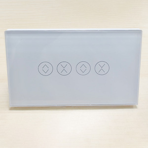 Interruptor de Cortina Inteligente Wi-Fi de 2 Ganglios y 1 Vía con Panel Táctil de 10A para PC, Compatible con <span class=keywords><strong>Alexa</strong></span>/Google Home/<span class=keywords><strong>IFTTT</strong></span> (Versión EE. UU.) - Product Image 2