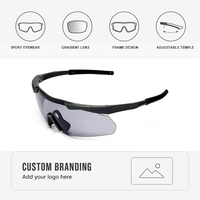 Lunettes tactiques personnalisées par le fabricant, protection UV400, lunettes de tir et de chasse, verres polarisés miroir, lunettes de sport pour hommes, randonnée