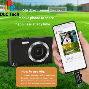 Cámara Selfie DLC <span class=keywords><strong>C6A</strong></span> Mejorada con Alta Resolución, Grabación 4K y Zoom Digital 18X para Principiantes en Fotografía y Uso Diario - Product Image 5