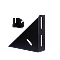 Supports d'angle métalliques multi-trous, équerres en L pour le support de meubles, fixations en acier robustes pour cadres de lit