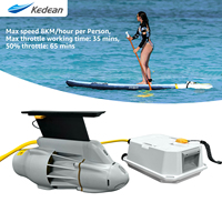 Propulseur sous-marin de remplacement de batterie rapide pour planche à pagaie et kayaks, hélice à ailettes électrique pour bateau de pêche
