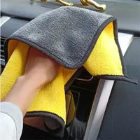 Thick Microfiber Cleaning Towels, Quick Drying Soft Cloths for Auto Detailing, Car Washing and Daily Household Cleaning