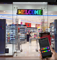 Enseigne à Led LED Rgb Flexible Intérieur Extérieur Étanche et Contrôle par Application Pleine Couleur Vente chaude Enseigne à Led Lumineuse Oeil de Diable pour les Entreprises