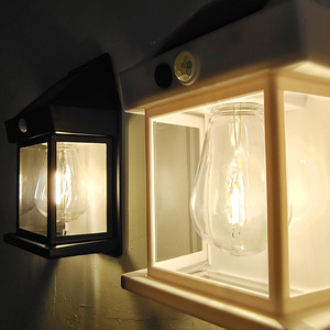 Lámpara Solar Decorativa para Jardín con Sensor de Movimiento, Luz Nocturna COB de Filamento, Sin Cables, para Pared Exterior o Puerta - Product Image 4