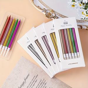 Merri augura di compleanno candela torta di cottura curva rotante curva candela romantica festa colorata candela - Product Image 4