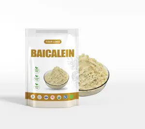 Оптовая цена, Китай, Baicalein 98% Baicalensis, экстракт корня, пищевой порошок baicalein