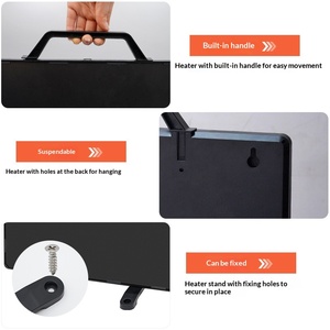 Panel Calefactor para Gallinero, Calentador para Nidos, Calentador para Pollitos, Almohadilla Térmica para <span class=keywords><strong>Caseta</strong></span> de Perros en Invierno - Negro - Product Image 3