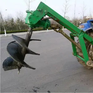 Farm tractor mounted tree planting drilling machine / new condition post hole digger