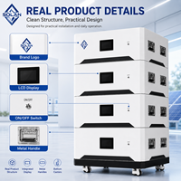 Sistema de Almacenamiento de Energía Solar de Alta Calidad, 48V 20kW, Sistema de Energía Solar Fuera de la Red, Batería LiFePO4 de 30kWh 20kWh