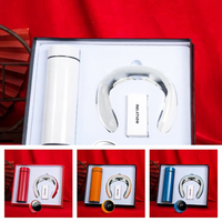 Coffret Cadeau d'Entreprise de Luxe avec Tasse Isotherme à Affichage de Température et Masseur Cervical – Idéal pour Activités Promotionnelles, Personnalisable avec Logo d'Entreprise