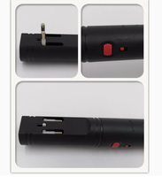 Raquette électrique anti-moustiques et anti-mouches à grande maille, rechargeable, avec batterie intégrée de 300 mAh, robuste, US, fournie directement par l'usine