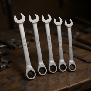 Combination Wrench <b>Set</b> 5 Pc Metric Steel Open End <b>Ring</b> <b>Spanner</b> Tool Kit - Product Image 3