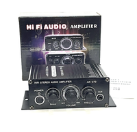 Amplificateur audio stéréo HiFi 12V pour voiture, amplificateur de basses audio HiFi à deux canaux pour voitures, lecteur CD DVD MP3, haut-parleurs