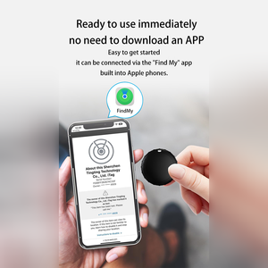 อุปกรณ์ติดตาม GPS ป้องกันการสูญหายแบบพกพา ใช้งานร่วมกับแอป Find My ของ IOS สำหรับกุญแจ สัตว์เลี้ยง กระเป๋าเดินทาง รถยนต์ และกระเป๋าเงิน - Product Image 4