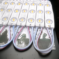 Module LED étanche IP65 6013, 12V, avec lentille, 1,5W, 3 SMD 2835, injection, angle de vision 170°, température de couleur 1800-14000K