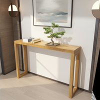 Table console longue et étroite contemporaine en bois massif écologique Xuanguan, nouvelle collection chinoise, pour le salon