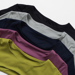 Fabbrica direttamente vendita maniche lunghe Crop Top 3 pezzi allenamento Yoga set confortevole palestra Fitness set Quick Dry Sport abbigliamento <span class=keywords><strong>donna</strong></span> - Product Image 6